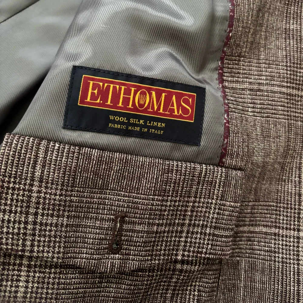 Joseph Abboud Linen Silk Blend Slim Fit Suit Jacket